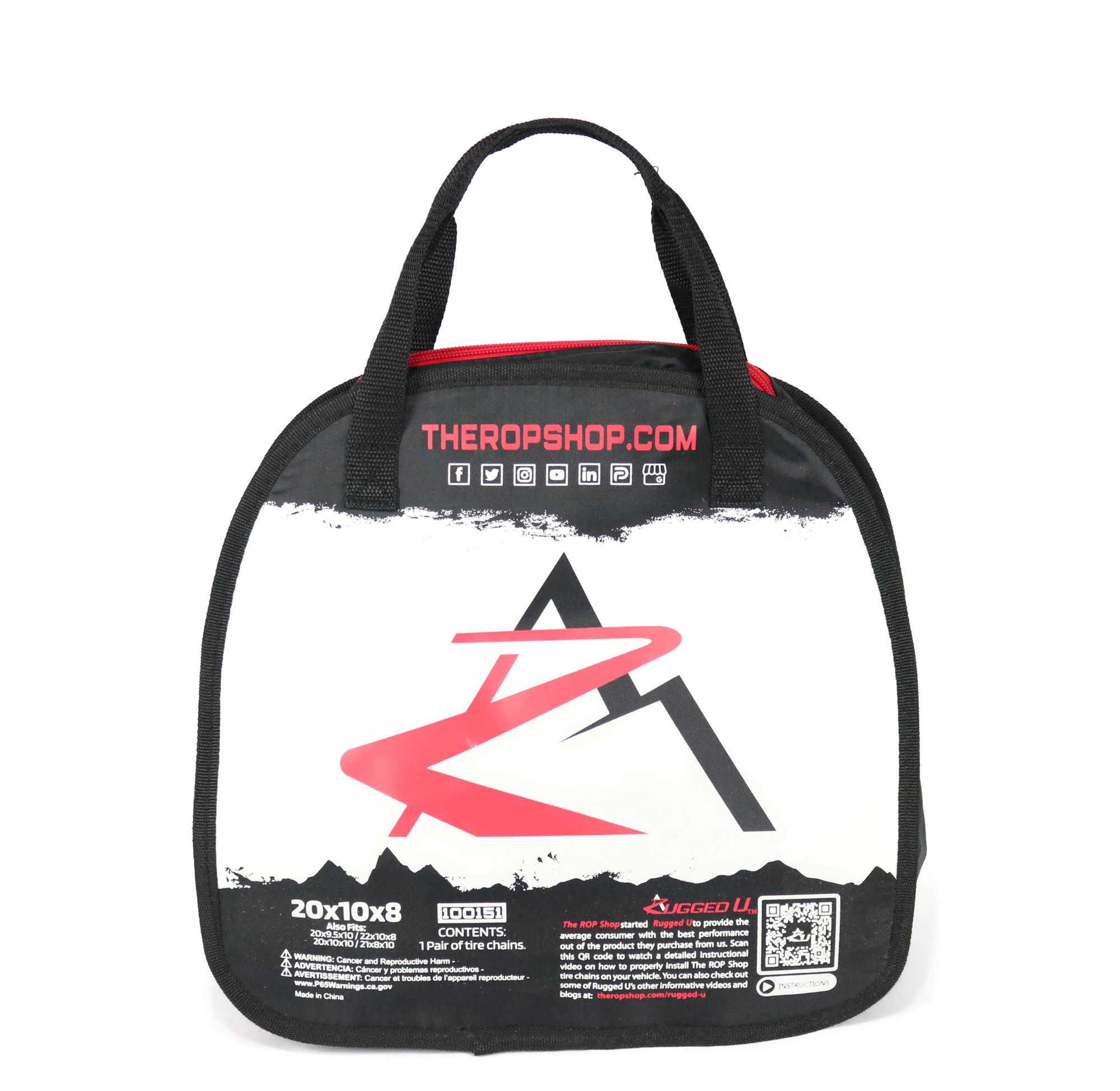 Paar 2 Glieder Reifenketten 20x8x8 für Simplicity & Kubota Rasenmäher, Traktor - Bild 6 von 6