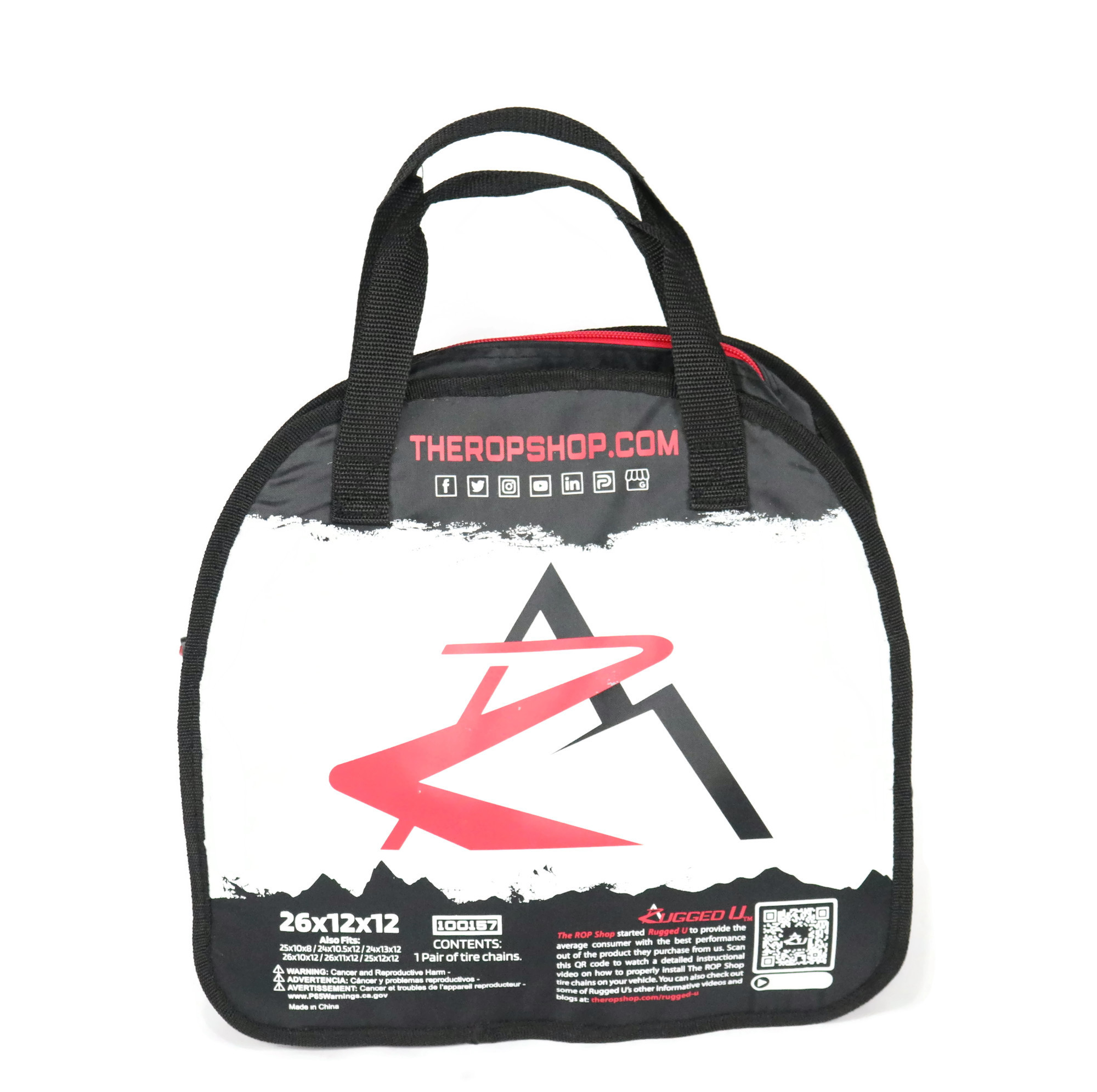 Paar 2 Glieder Reifenketten 26x12x12, 25x10x8 für Schneefräse & Schneefräse Rad - Bild 6 von 6