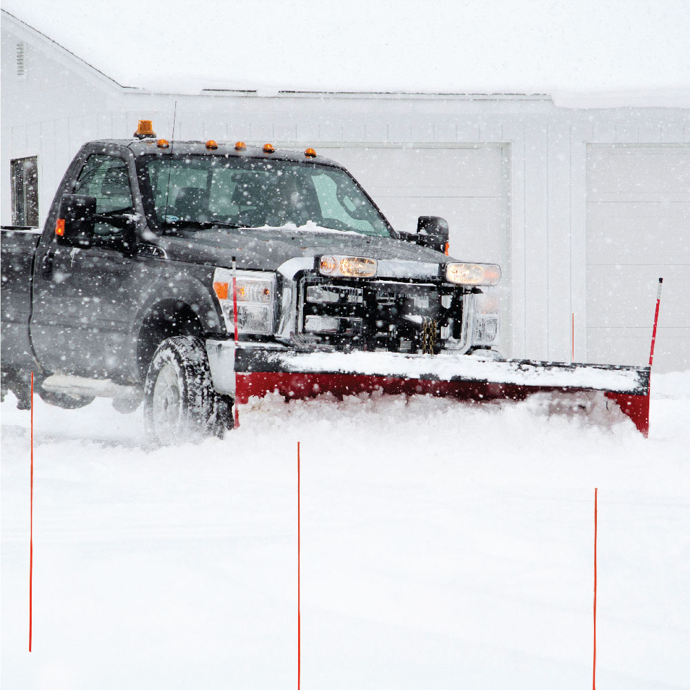 Driveway Markers Reflective and Non Reflective 5/16" or 1/4" Blue or Orange