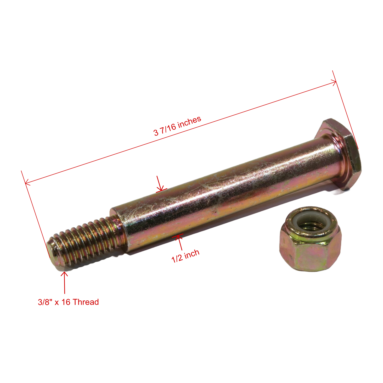 Schwerlast Deck Rad & Bolzen für 2006-2009 Husqvarna LZ25C & 2006-2017 YTH22V46 - Bild 4 von 9
