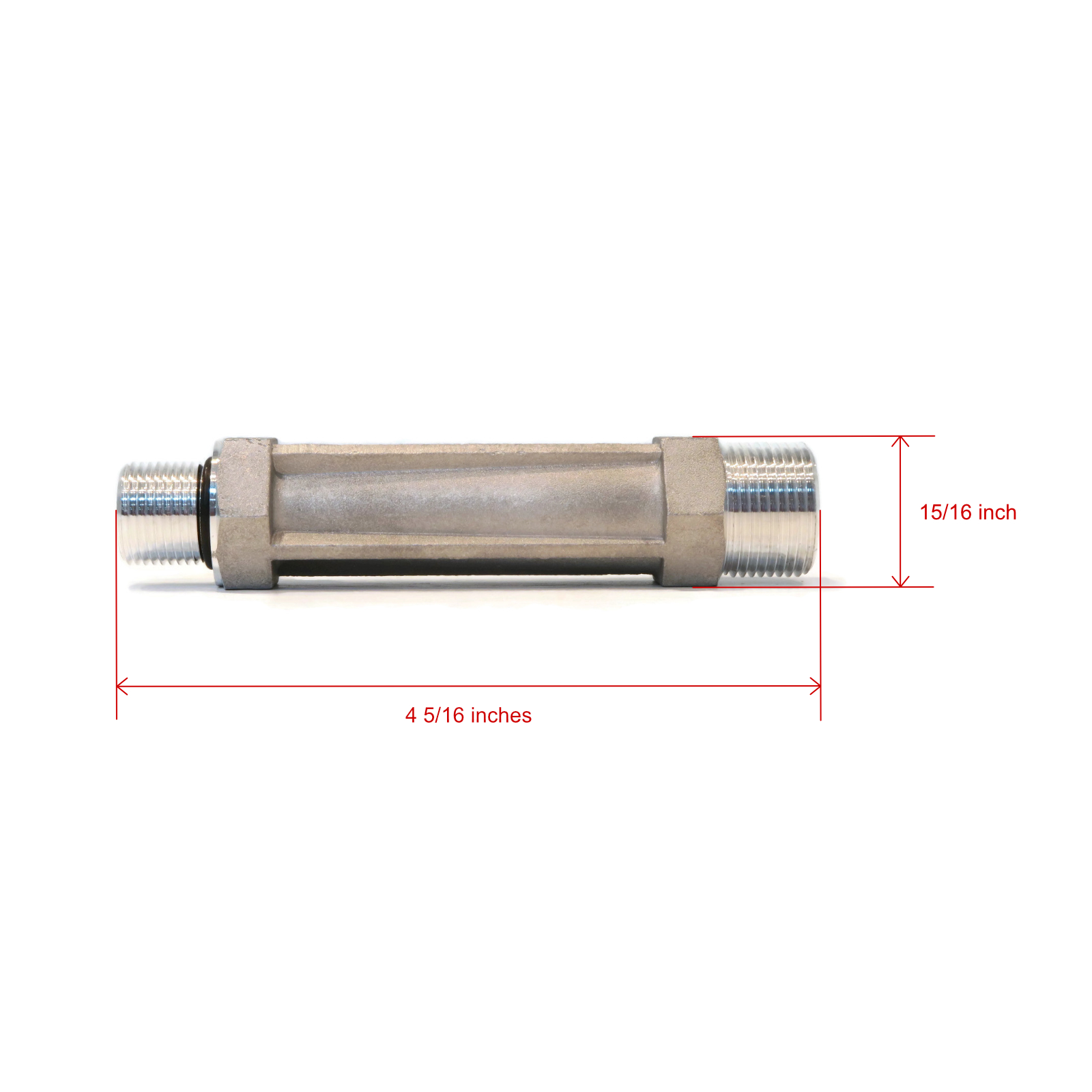 Universal Threaded Water Outlet Tube with O-Ring for Annovi Reverberi AR42166 - Afbeelding 2 van 6
