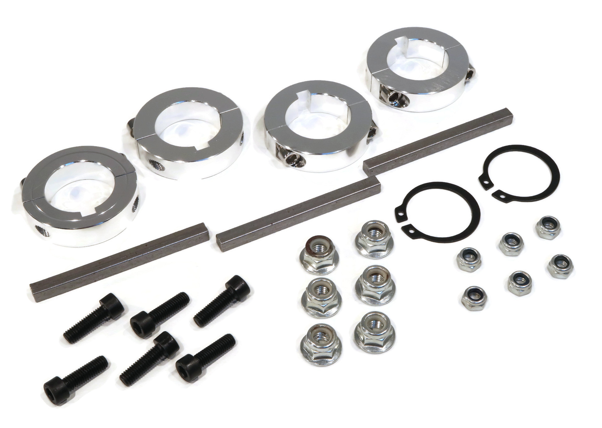 36 Inch Shaft Kit for Drift Trike Bikes with (12) Axle Nuts, (4) Lock Collars - Foto 9 di 9