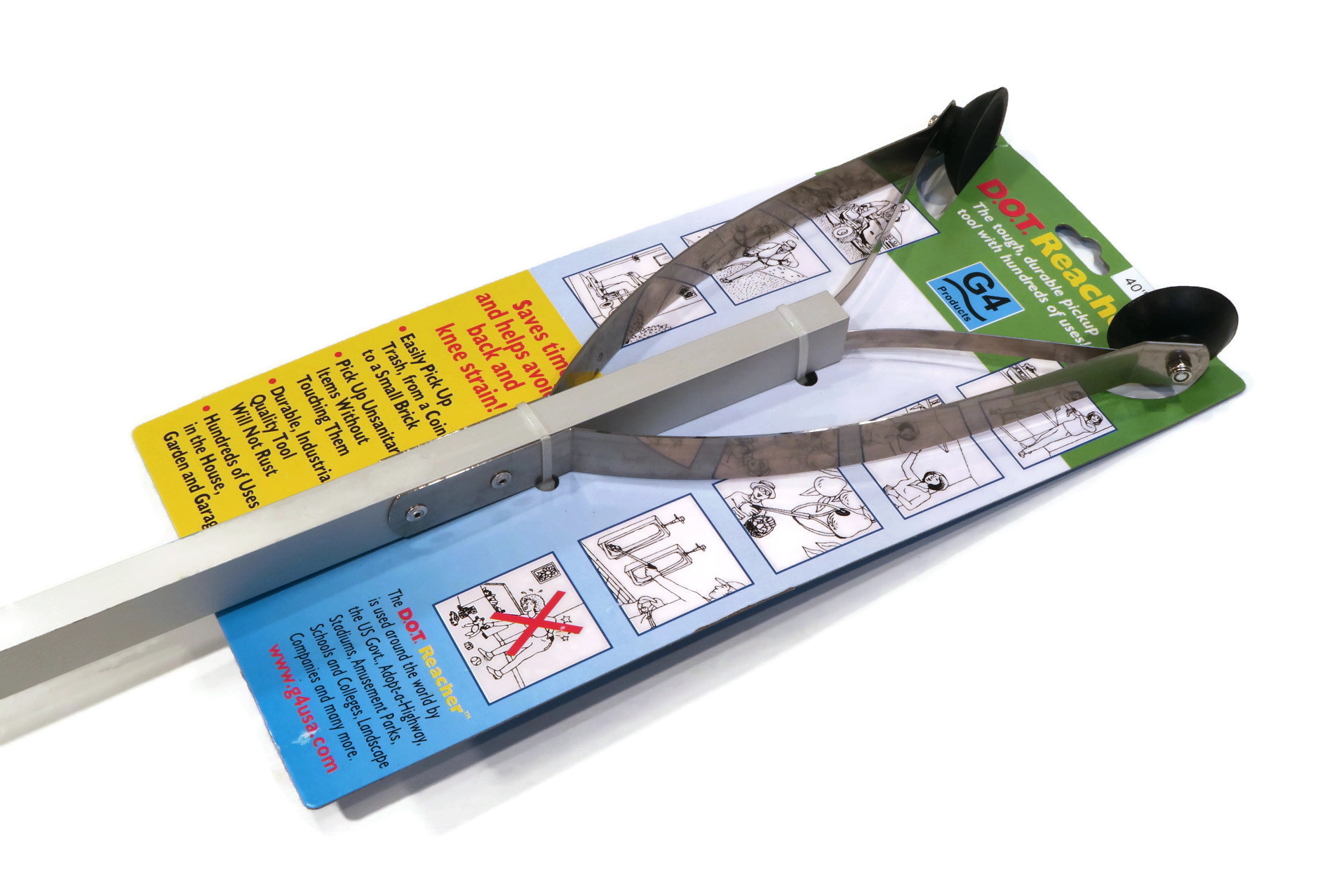 G4 DOT Easy Reacher - Multi-Use Durable Reach Grabber Tool for Home & Outdoors