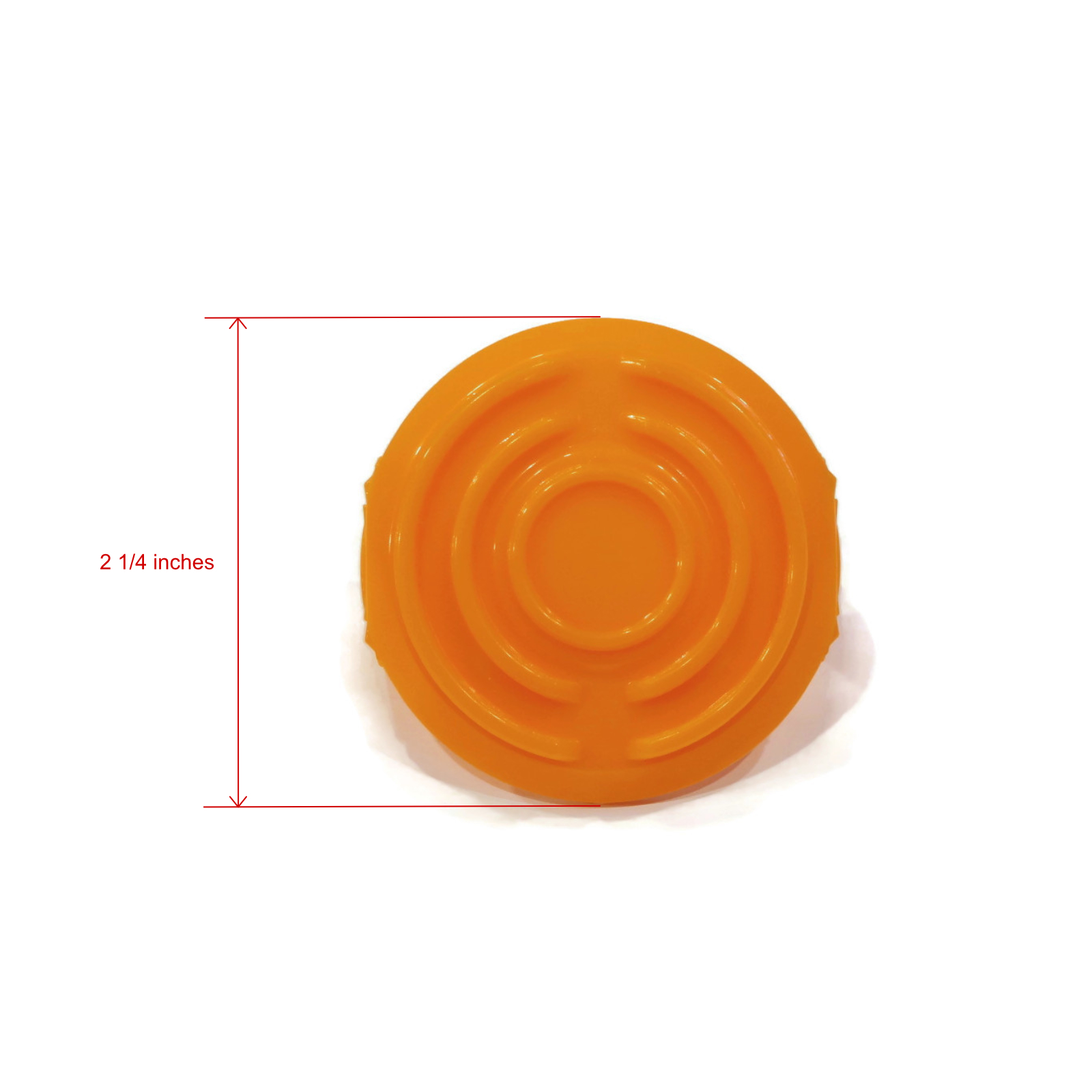 Replacement Spool Cap Cover For Worx WG160.9, WG175, WG175.1 String Trimmer - Orange, ABS (The ROP Shop)
