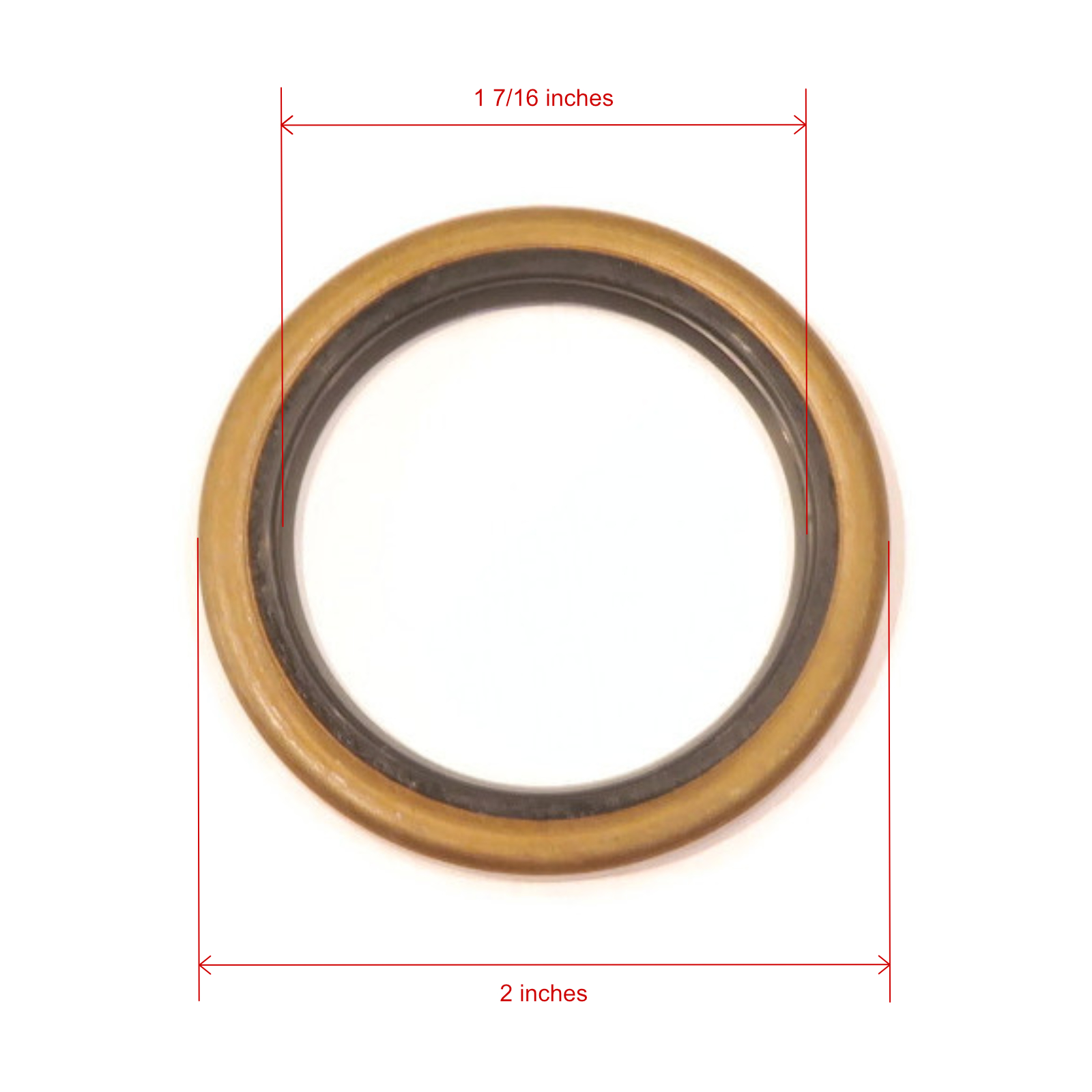 Genuine OEM Grasshopper 125855 Seal for Front & Mid Mount Zero