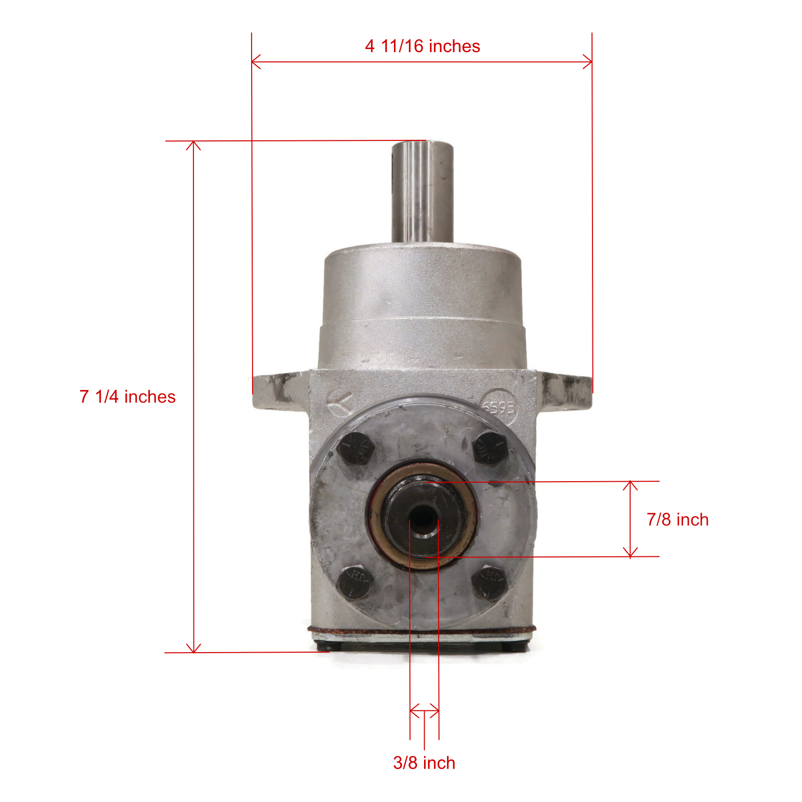 Grasshopper Right Angle CCW Gearbox for 2000-2003 Front