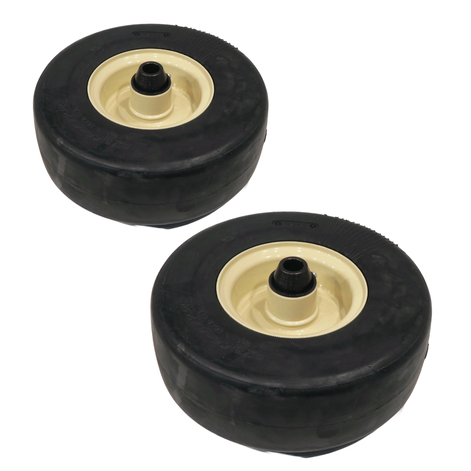 (Pack de 2) kits de roues de pont semi-pneumatiques OEM Grasshopper 603973 9x3,50-4/2,25 - Photo 1 sur 7