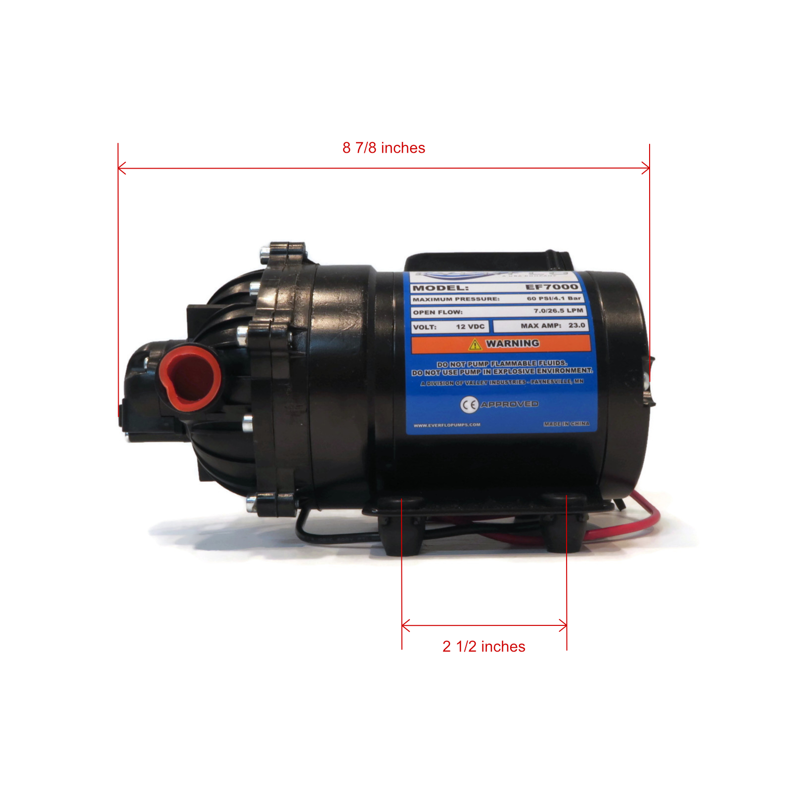 OEM Everflo 12V Diaphragm Pumps for Agricultural Sprayers & Fluid Transfer